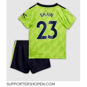 Manchester United Luke Shaw #23 Tredje tröja Barn 2022-23 Kortärmad (+ korta byxor)